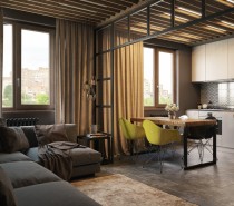 Three Homes Using Exposed Brick, Wood Panelling and Grey To Their Advantage