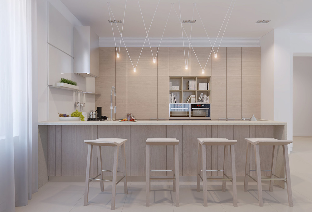 simple-breakfast-bar-design | Interior Design Ideas