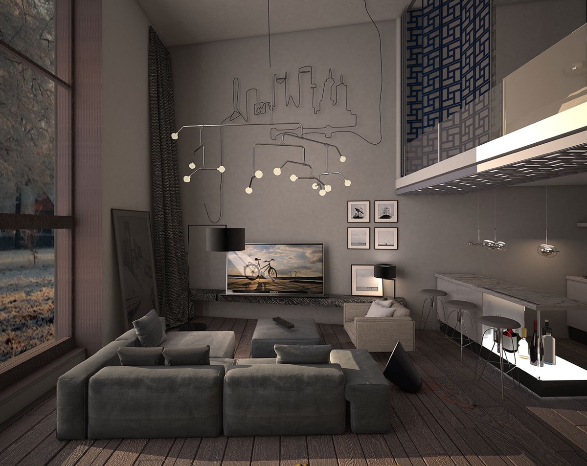living modern interior dark luxury rooms decorating romantic concept apartment designs warm decor roohome lovely anisimova eugenia lighting soft stylish