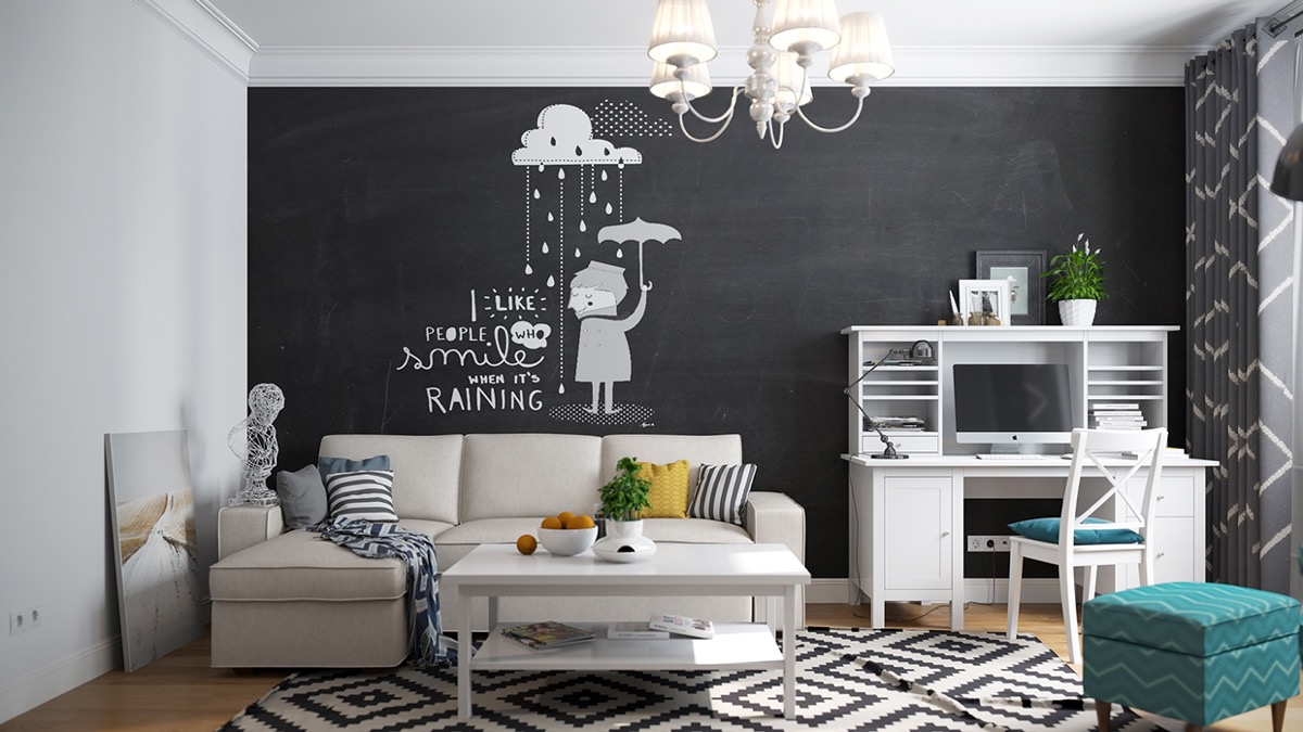 Awesome Artsy Living Room Interior Design Ideas
