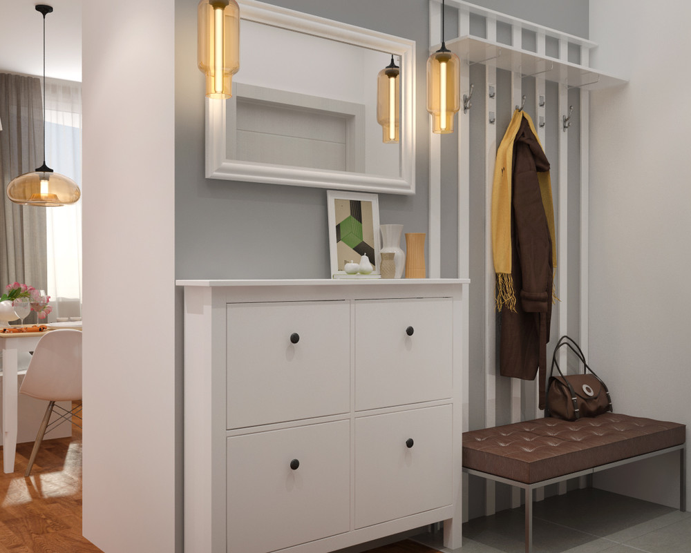 Simple White Dresser Interior Design Ideas