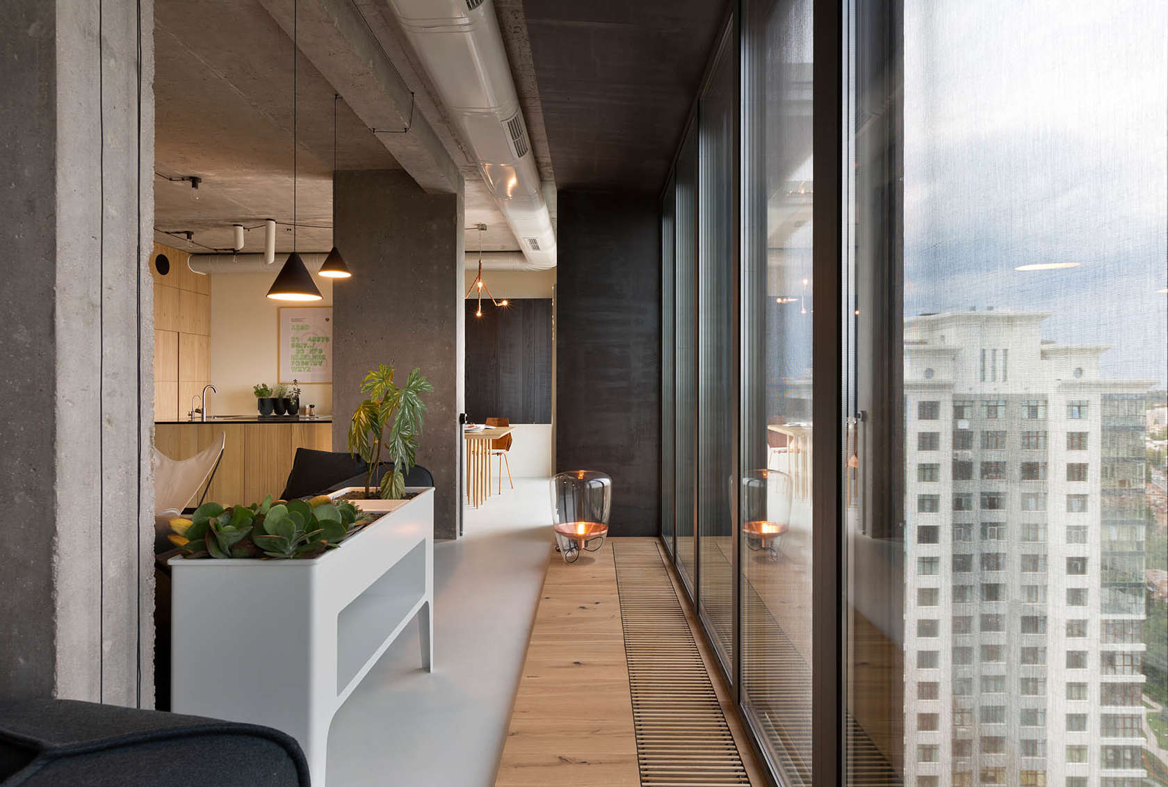 Wood Panel Windowsill Interior Design Ideas