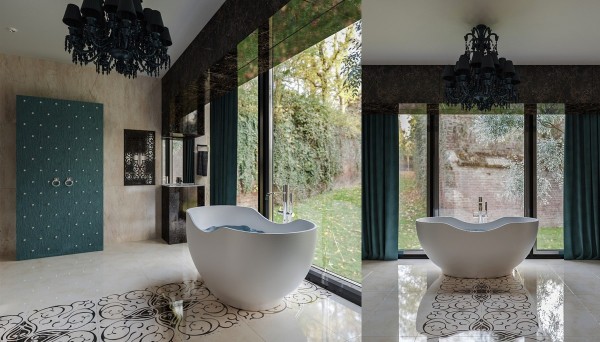 A delightful bath with a unique profile that proves eye-catching from any angle. The pleasing shape provides extra back support while remaining easy to enter or exit.