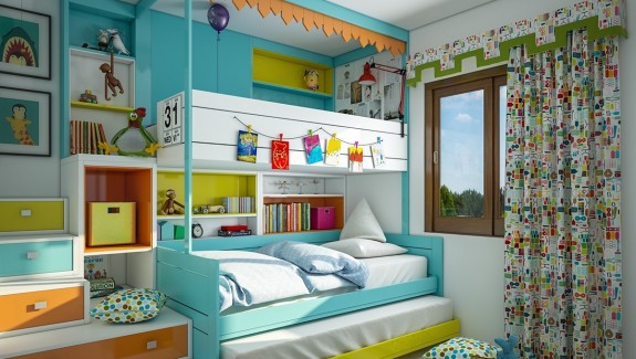 Super-Colorful Bedroom Ideas for Kids and Teens