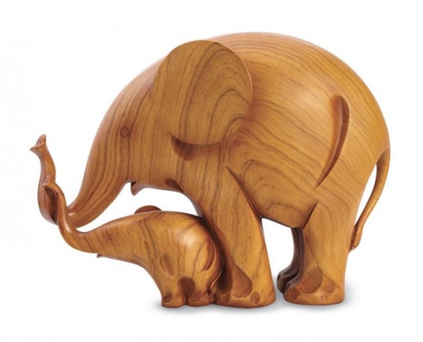 Elephant 5 " Marbre Stéatite Good Luck Éléphant Sculpture Gril Travail Décor Maison 