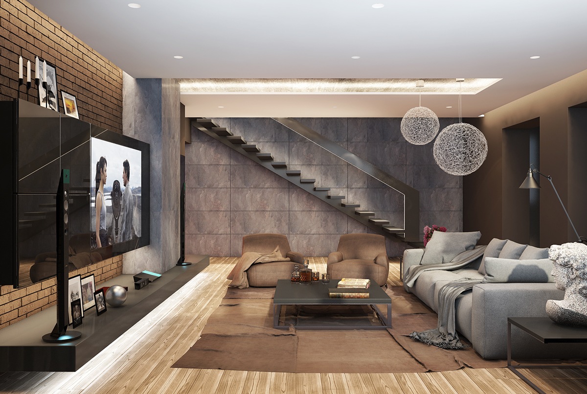 contemporary living room light