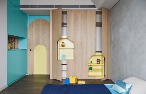 A Colorful Modern Apartment For A Family With Small Children