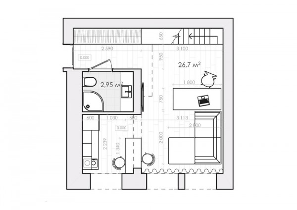 5 Stylish & Organized Mini Apartments