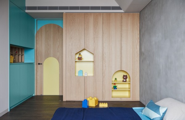 A Colorful Modern Apartment For A Family With Small Children