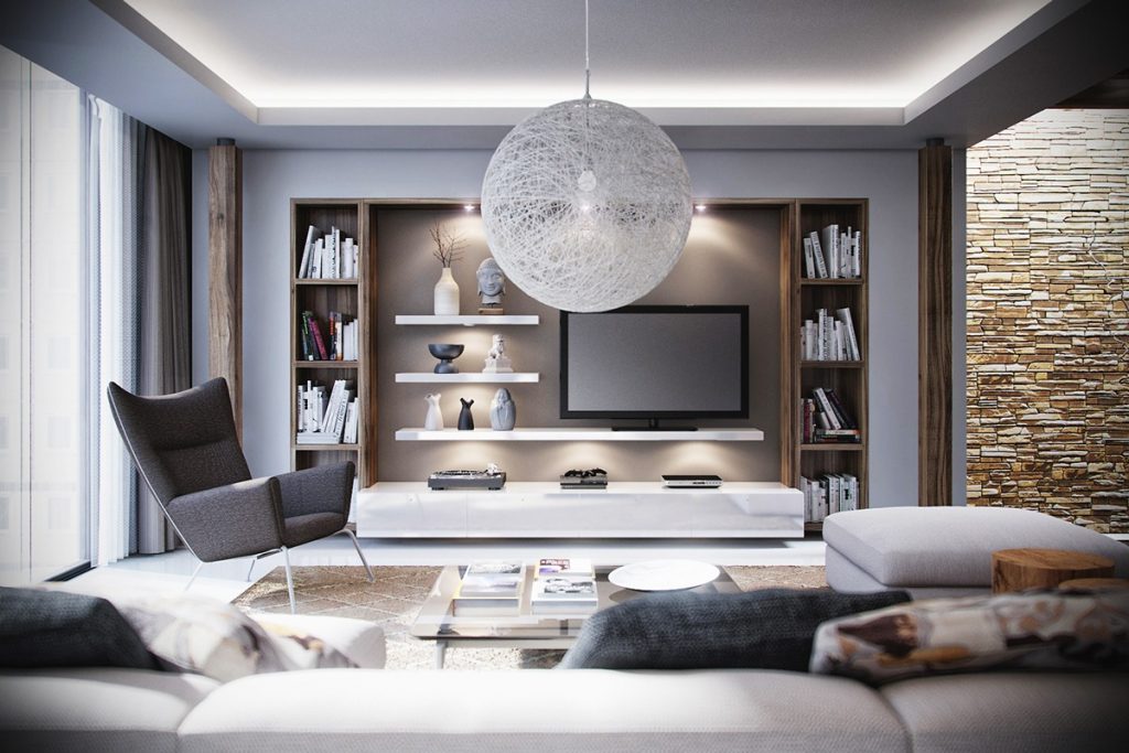 Slate Grey Living Room Color Palette