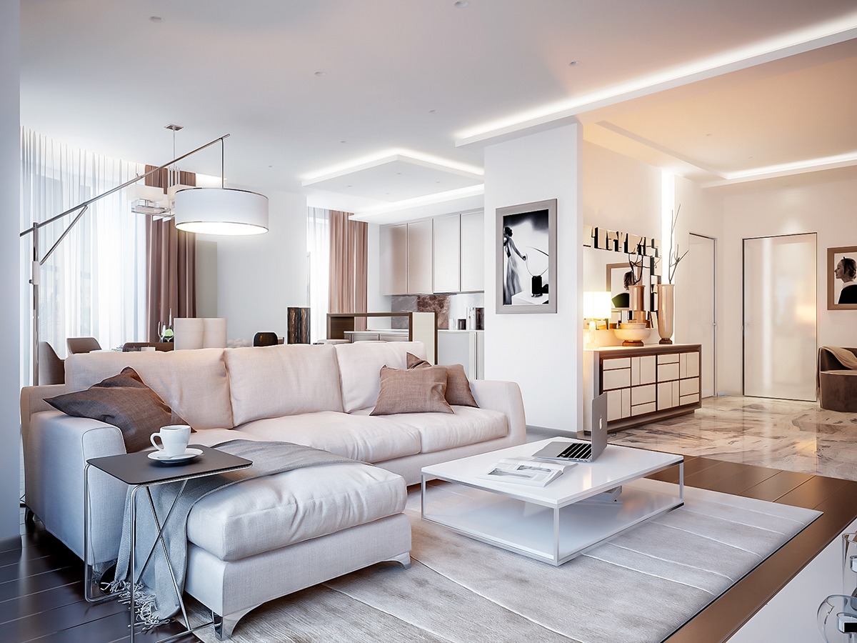 living room modern color palette