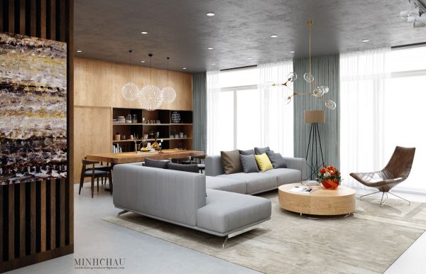 Color Combo Inspiration: Wood Interiors With Grey Accents