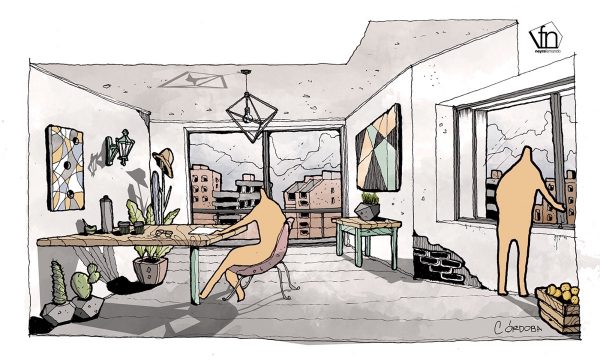 Architectural Flow: Surrealist Home Illustrations By Neyra