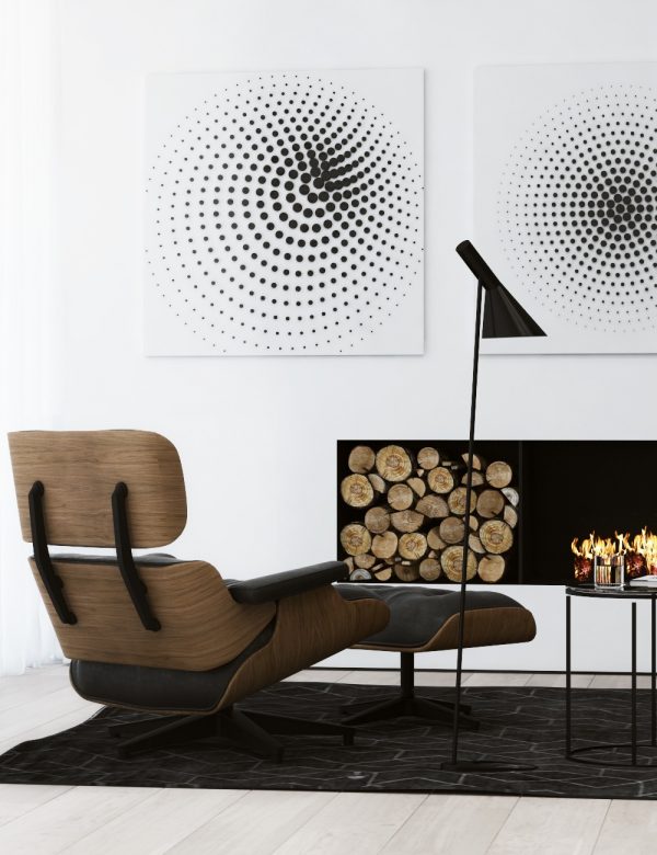 Three black and white interiors that ooze class