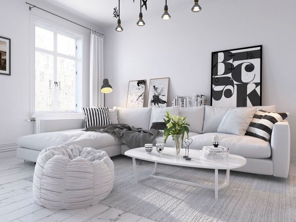 Bright Scandinavian Decor In 3 Small One-Bedroom Apartments
