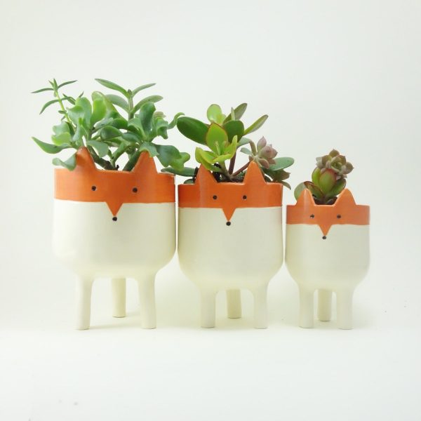Handmade Face Shaped Terracotta Succulent Pot Planter Made To Order Ceramic Face Vase Unique Design