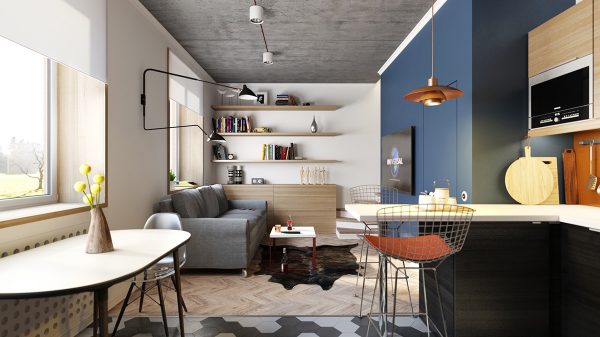 Three Cozy & Colorful Modern Apartments