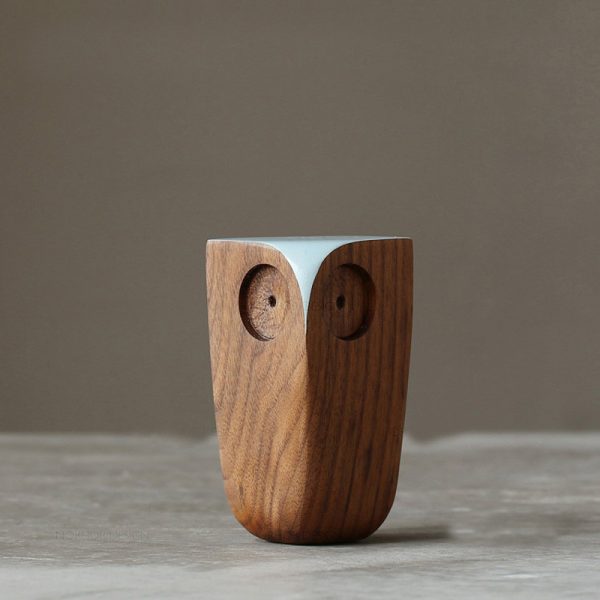 Menu Howdy Owl Scandi Designer Wooden decorative accessory SMALL 