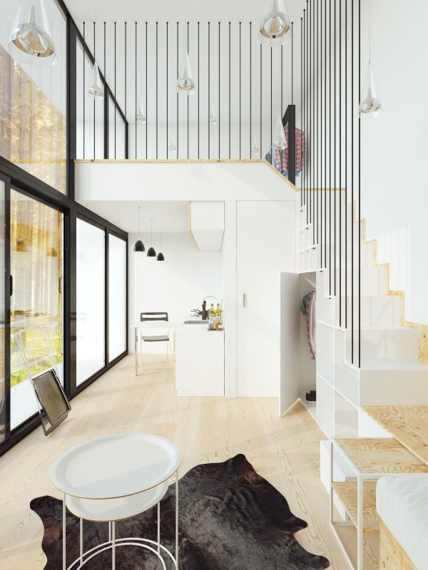 Small Homes That Use Lofts To Gain More Floor Space