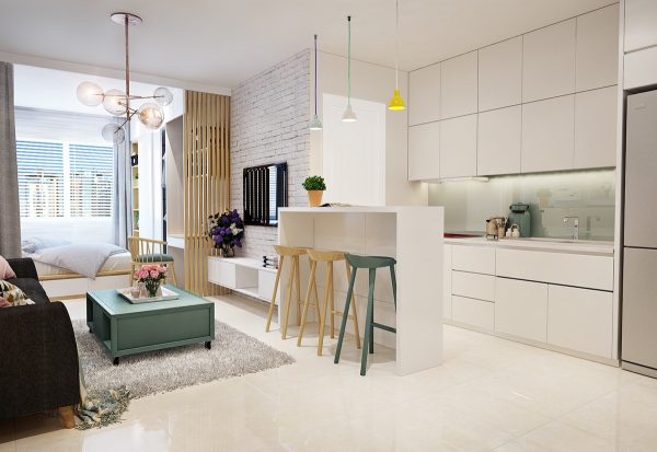 4 Single Studio Apartment Designs under 100 Square Metres