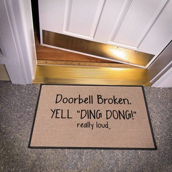 X 15.7 W Funny Front Door Mat Audacity Definition Funny Doormat Entrance Floor Mat Funny Doormat for Outdoor/Indoor Uses Low-Profile Rug Mats for Entry 23.6 L