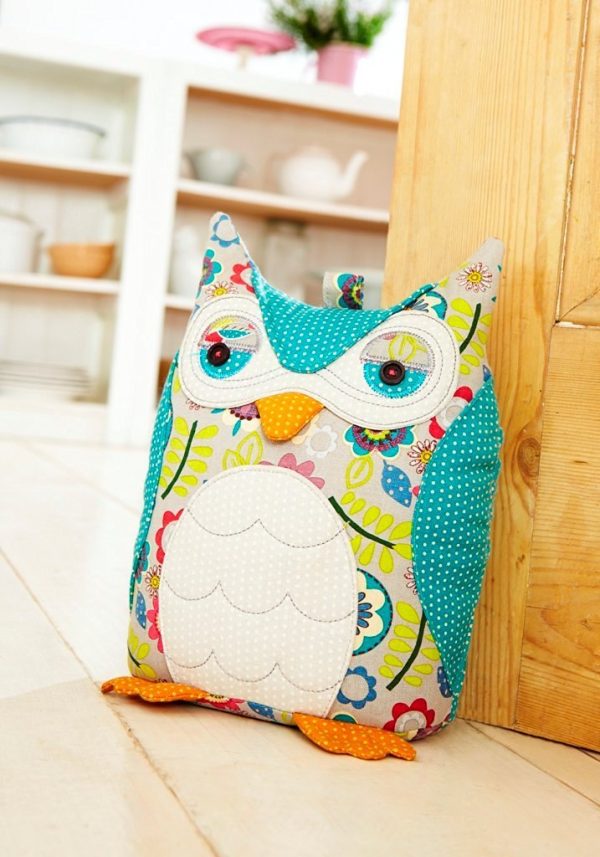 Owl Shaped Door Stopper Cloth Anti Slip Novelty Durable Gift Ornament Home Room Garden Decore