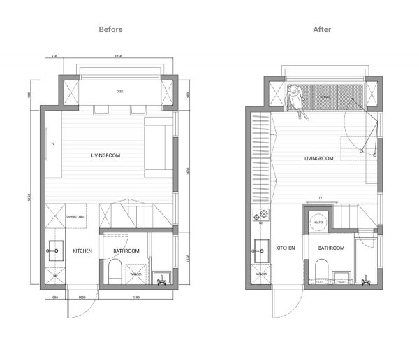 2 Super Tiny Home Designs Under 30 Square Meters (Includes Floor Plans)