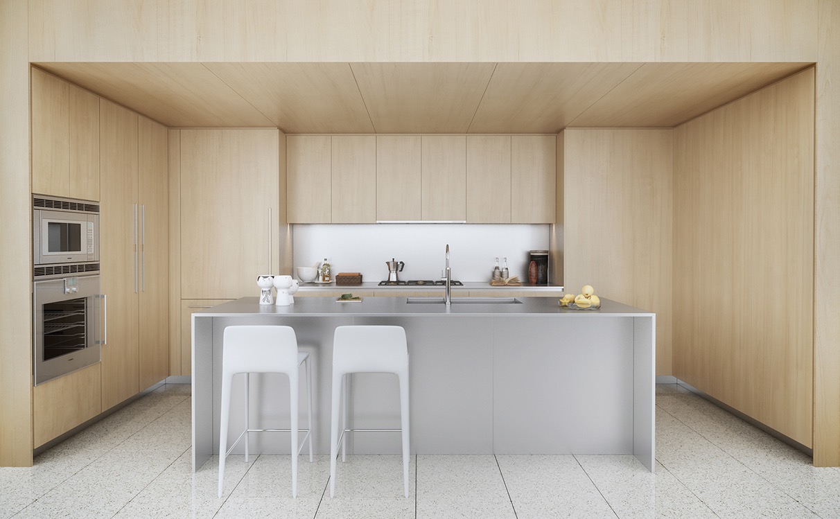 20 Modern Kitchen Designs That Use Unconventional Geometry