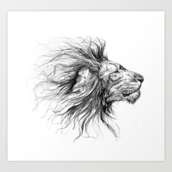 50 Amazing Art Prints Of Lions For Your Walls