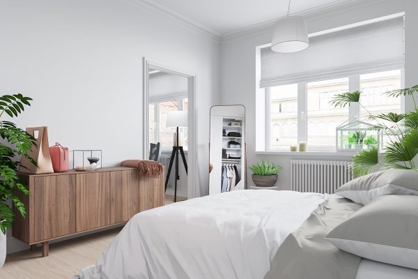 Scandinavian-bedroom-leaning-mirror-pott