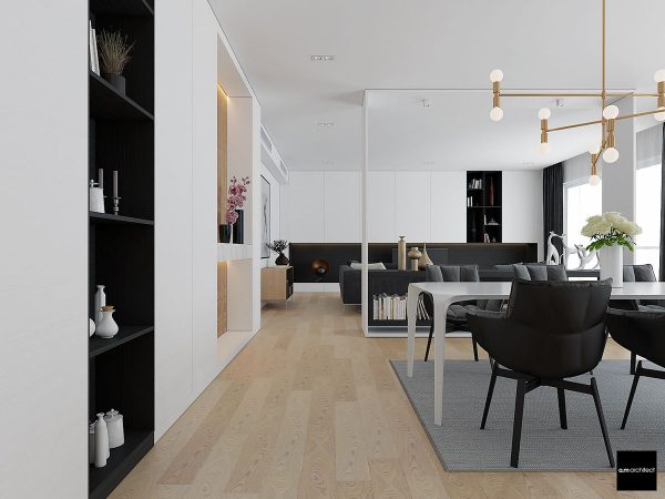 Two Modern Minimalist Apartments With Subtle Luxurious Details