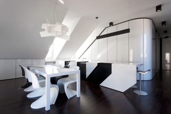 40 Beautiful Black & White Kitchen Designs