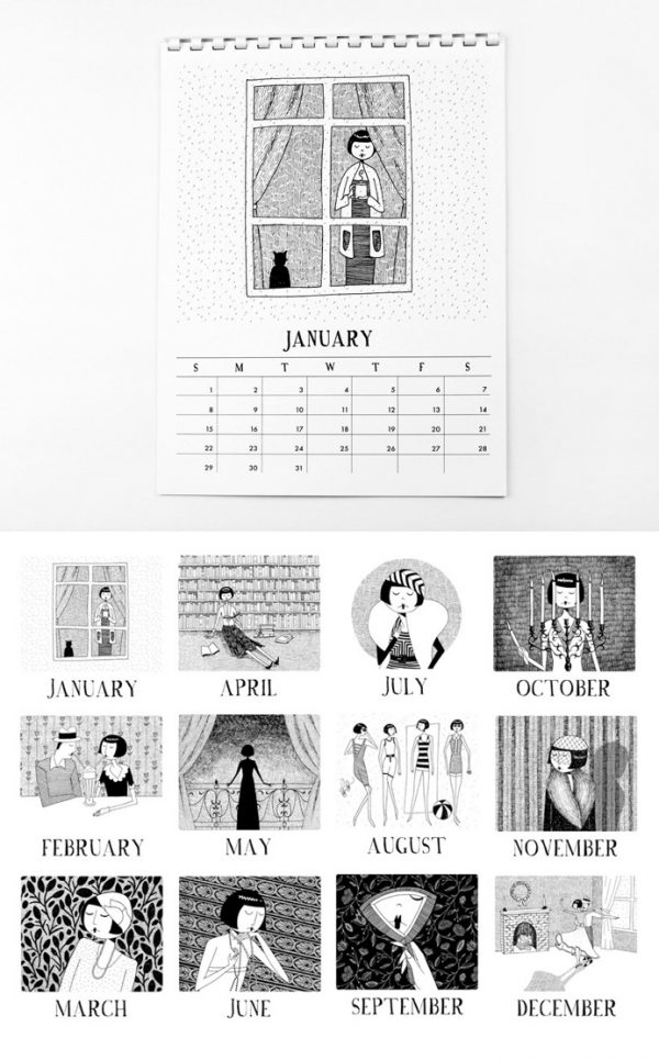 36 Unique Desk & Wall Calendars To Help You Get Ready For The New Year