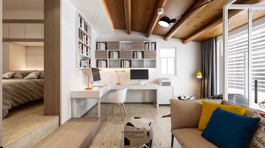 3 Open Layout Apartments That Use Clever Space Saving Techniques,One Bedroom Apartment Design Ideas