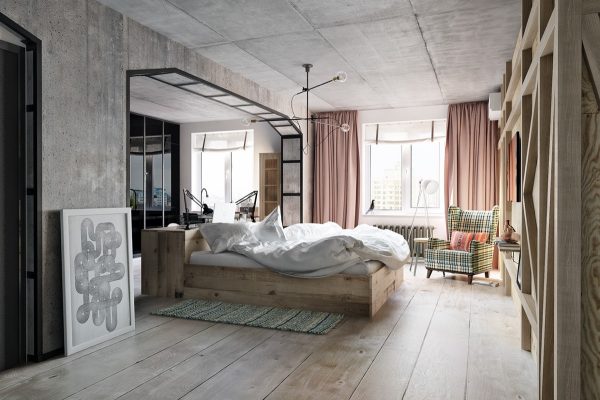 Concrete Wall Designs: 30 Striking Bedrooms That Use Concrete Finish Artfully