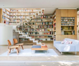 Bookshelf As Room Focus In Interior Design