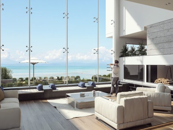 25 Living Rooms that Sport Spectacular Views