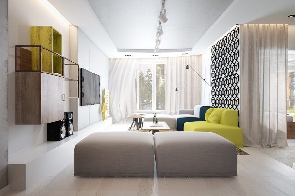 4 Fabulously Stylish Studio Apartments