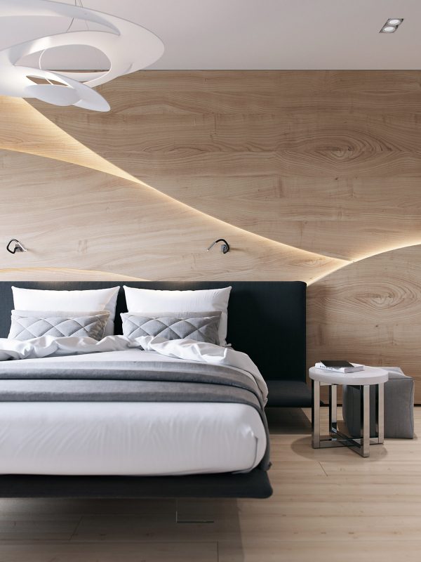 Wooden Wall Designs: 30 Striking Bedrooms That Use The Wood Finish Artfully
