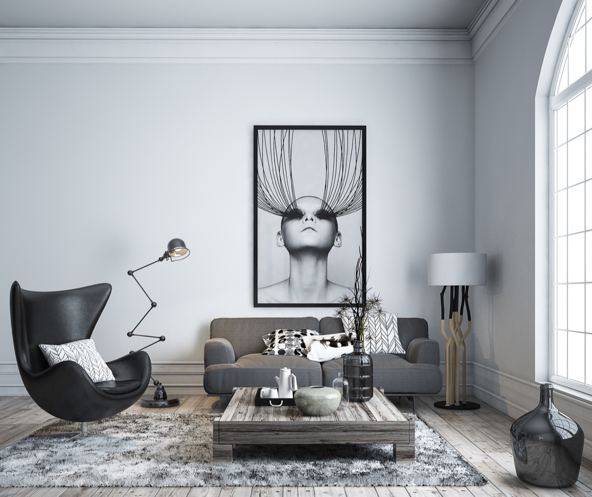 30 Black White Living Rooms That Work Their Monochrome Magic