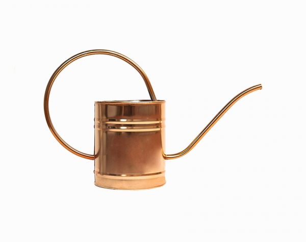 Solid Copper and Brass Beehive Design Watering Can 