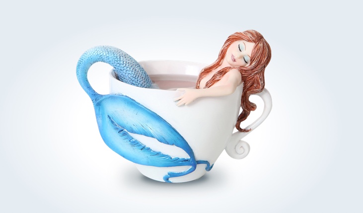 New RiFHomDEc Beautiful Mermaid Mergirl On Rock by Mini Decorative Box Shop of Beautiful Decor! 