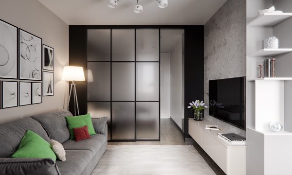 3 Modern Studio Apartments With Glass-Walled Bedrooms