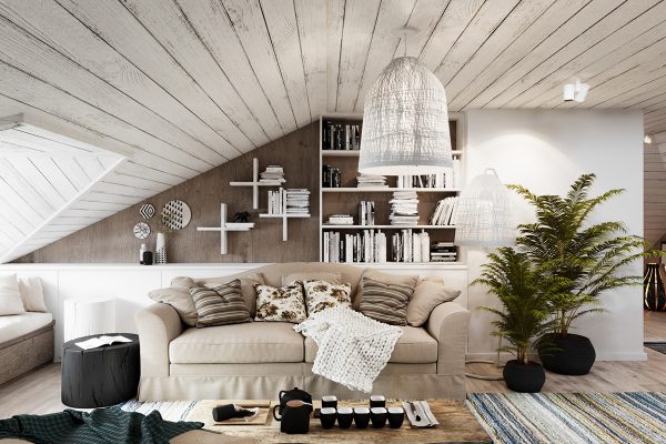 Two Large Scandinavian Style Homes For Young Families