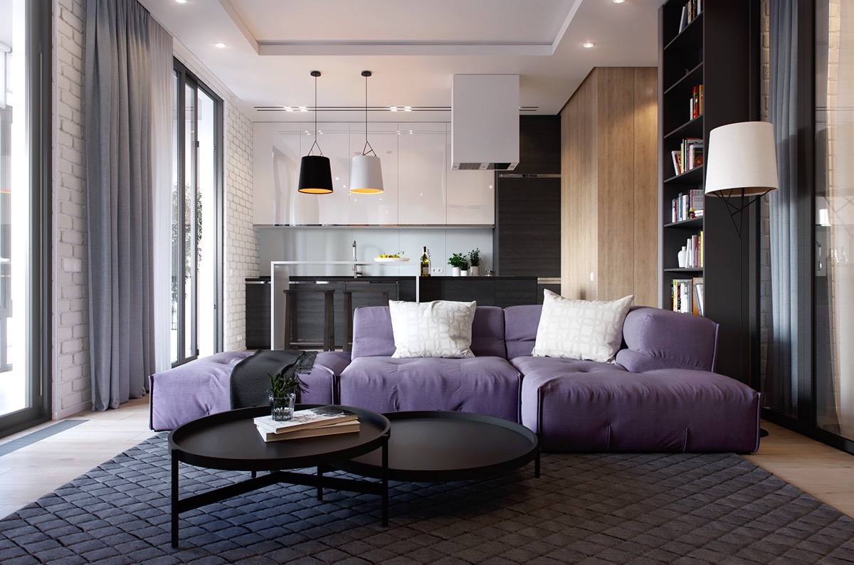 2 One Bedroom Apartments With Modern Color Schemes,How To Keep Your House Clean All The Time