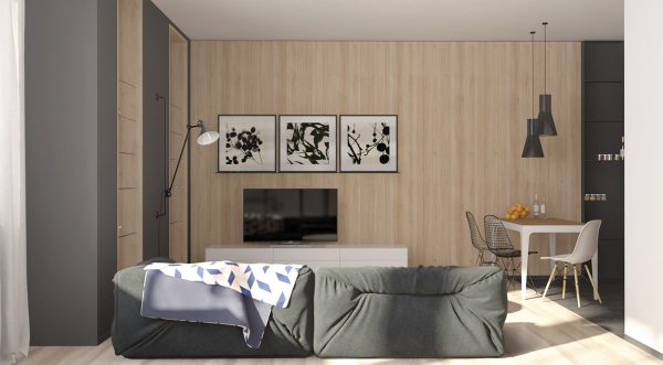 6 Sleek Studios with Glass Walled Bedrooms