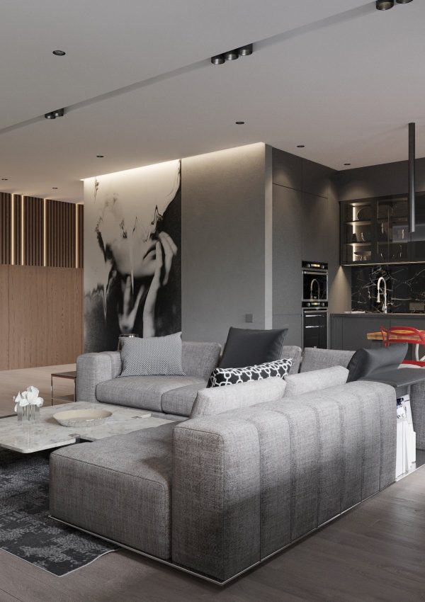 2 Modern Homes the Use Grey for a Calming Effect