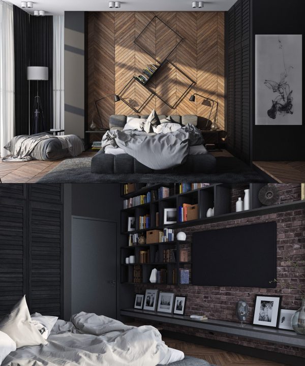 Bedrooms Bookshelves: 22 Inspirational Examples For Those Who Love To Sleep Near Their Books
