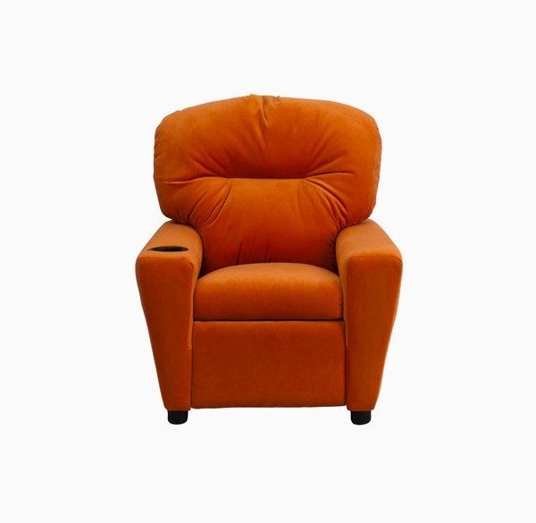 orange kids chair