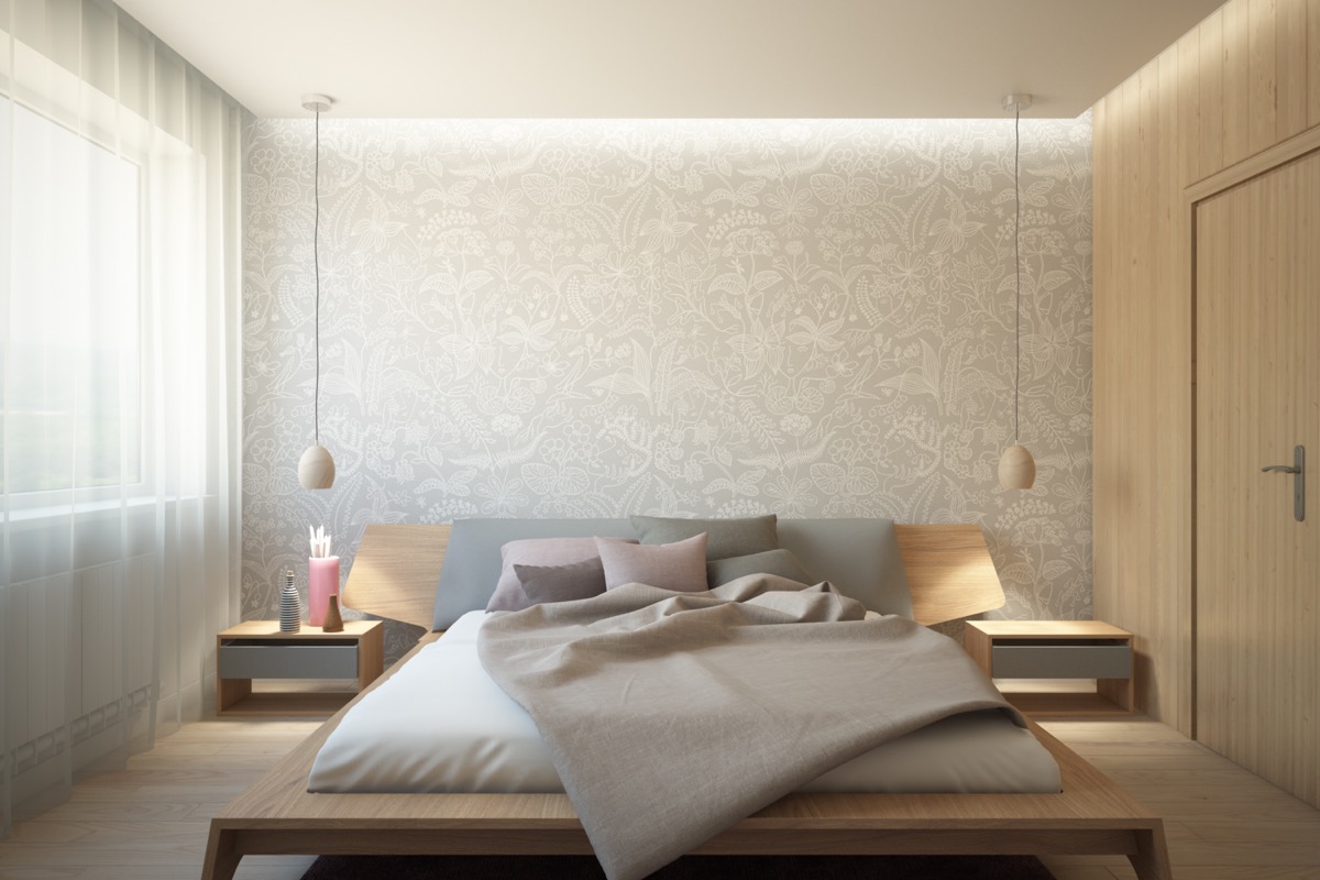 Wallpaper Accent Wall Bedroom